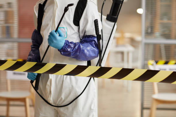 Professional Blood Cleanup technician working in Yelm, WA